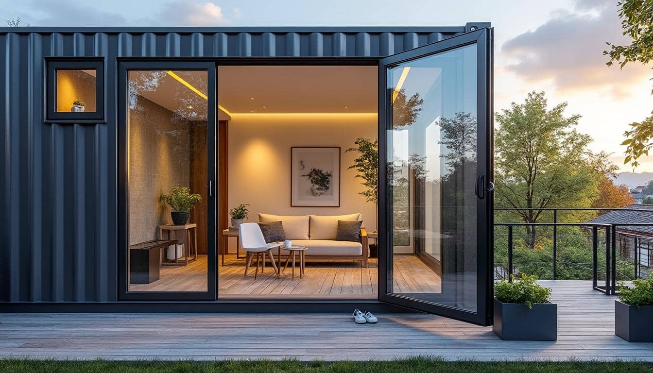 Illustration: Qu’est-ce qu’un appartement aménagé à partir d’un conteneur maritime ?