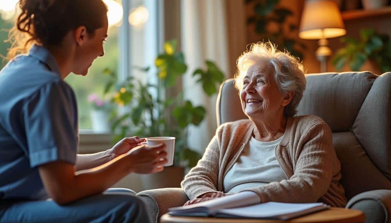 Illustration: Comment Pro BTP facilite l’aide à domicile pour les personnes âgées