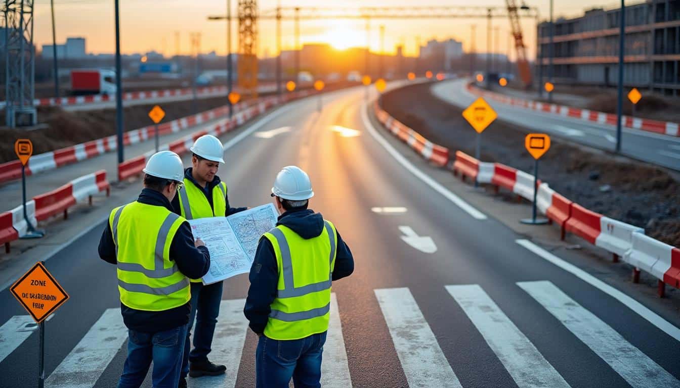 Illustration: Comprendre ce que sont les zones de déplacement dans le secteur du BTP