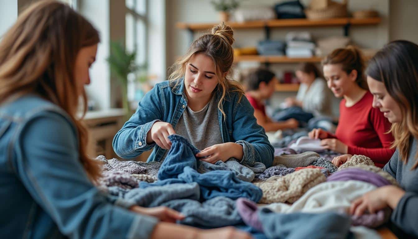Illustration: Les solutions pour valoriser vos vieux vêtements : don, réparation ou recyclage ?