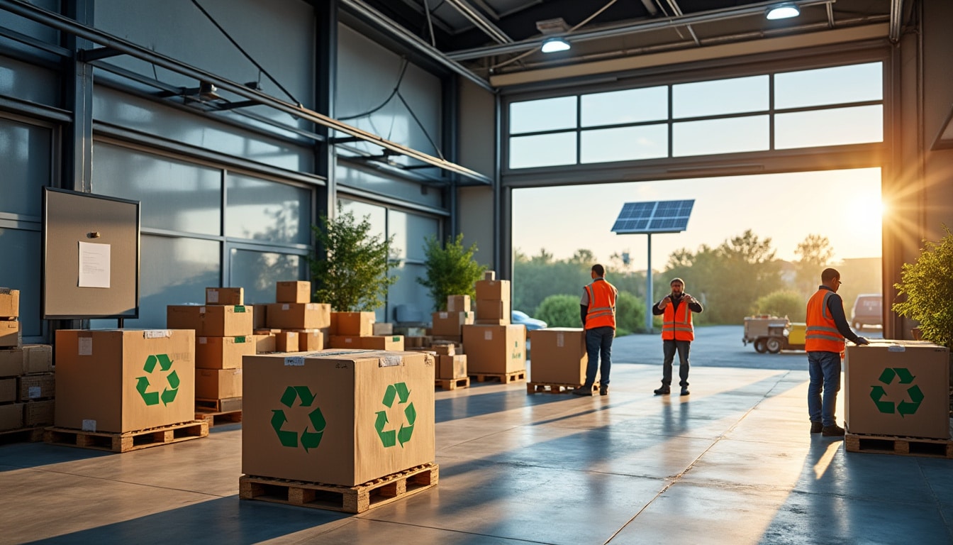 Illustration: Comprendre la gestion durable dans une chaîne logistique respectueuse de l’environnement