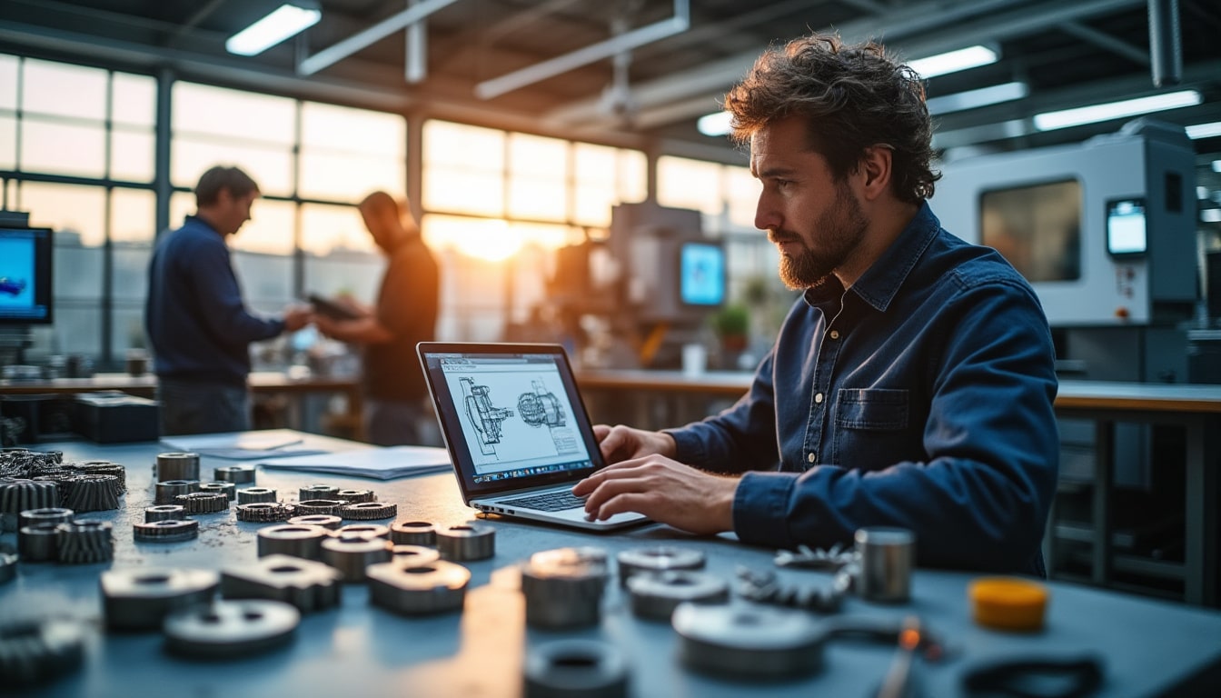 Illustration: Gagner du temps avec les services d’usinage de pièces métalliques en ligne