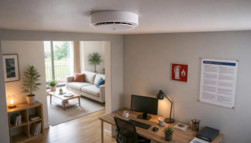 Alarme incendie obligatoire en logement et au travail